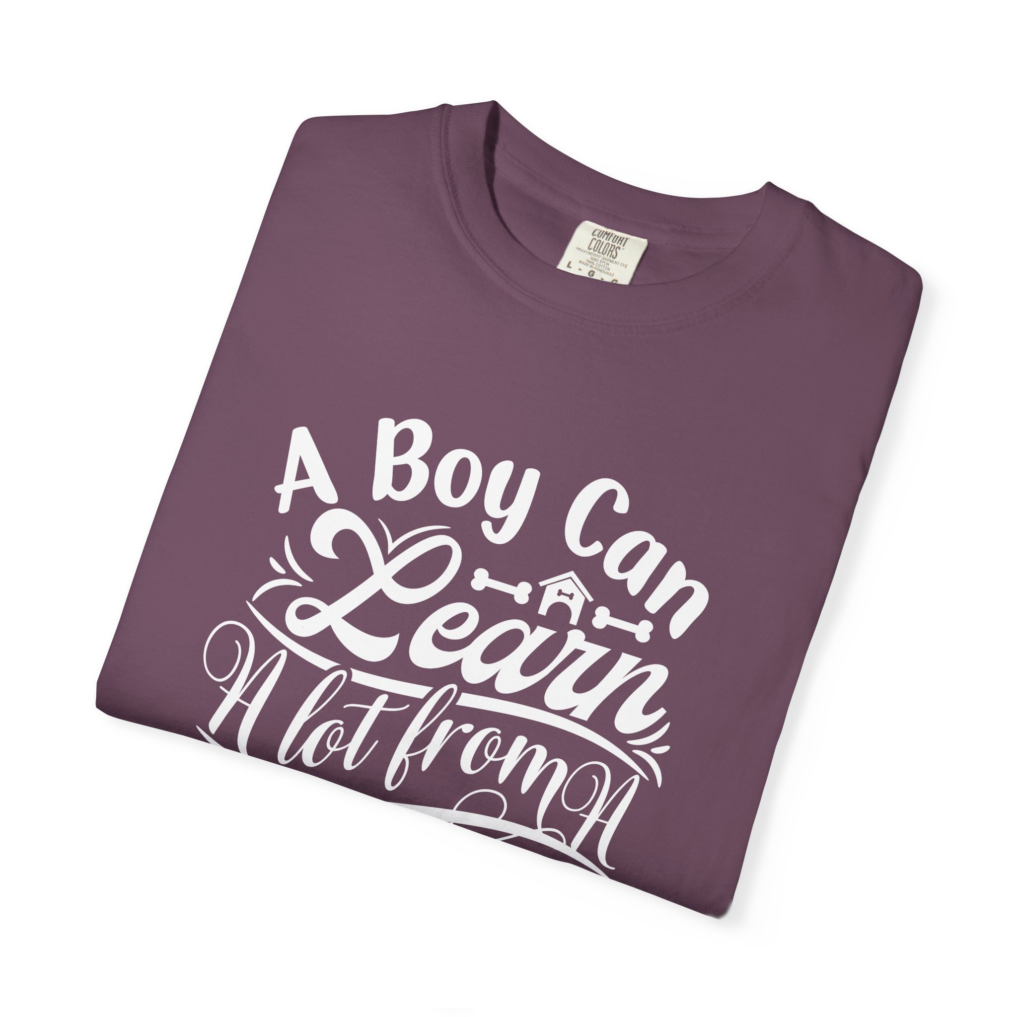 A Boy Can Learn A Lot From Dog T-Shirt, Unisex Dog Lover Tee, Gift for Pet Owners, Funny Dog T-Shirt, Casual Animal Apparel - Image 30