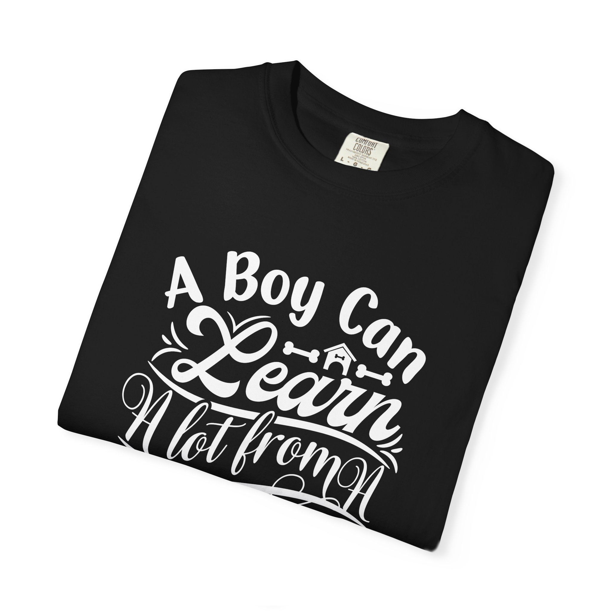 A Boy Can Learn A Lot From Dog T-Shirt, Unisex Dog Lover Tee, Gift for Pet Owners, Funny Dog T-Shirt, Casual Animal Apparel - Image 16