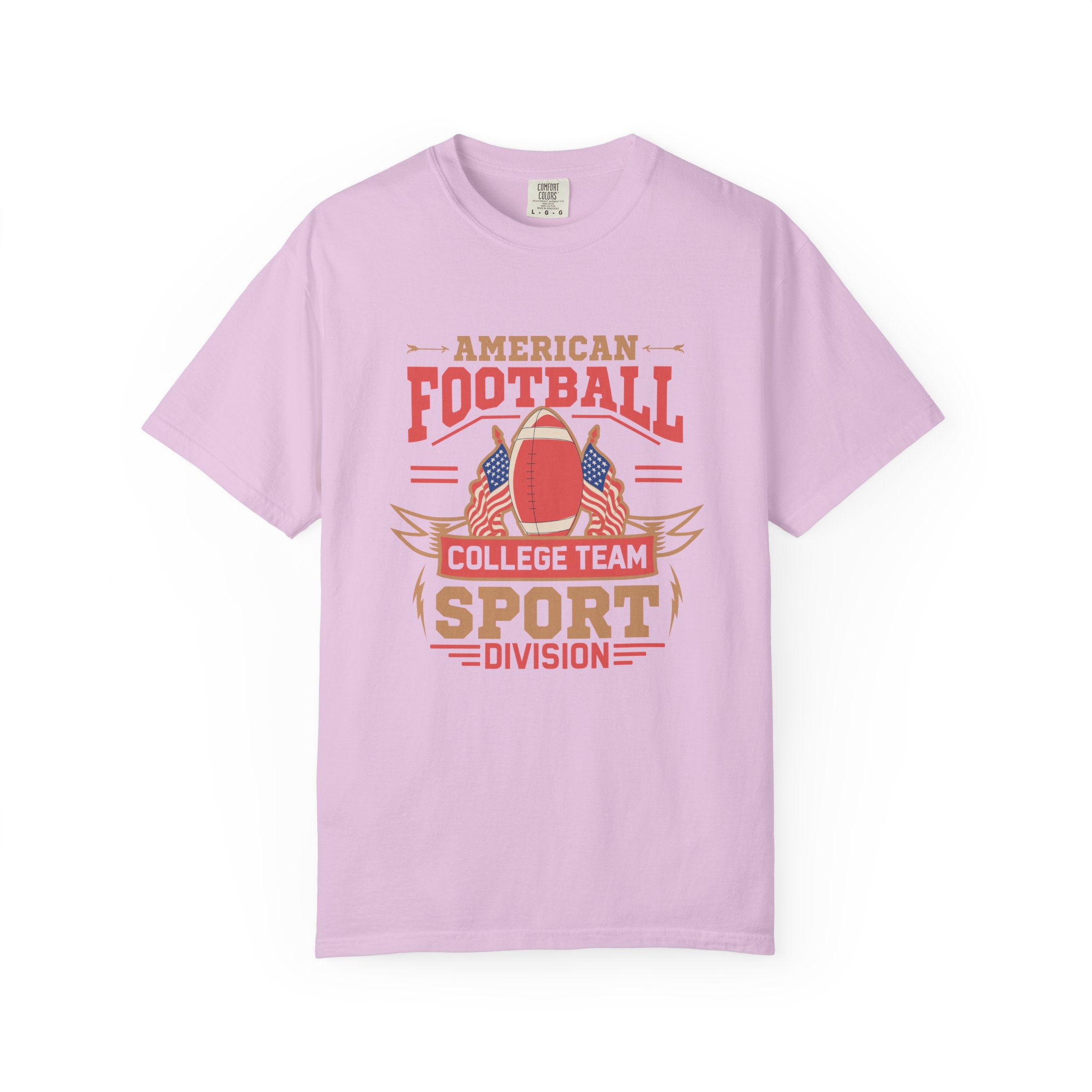 Vintage American Football Unisex T-Shirt, College Team Apparel, Sport Division Tee, Game Day Wear, Football Fan Gift. - Image 29