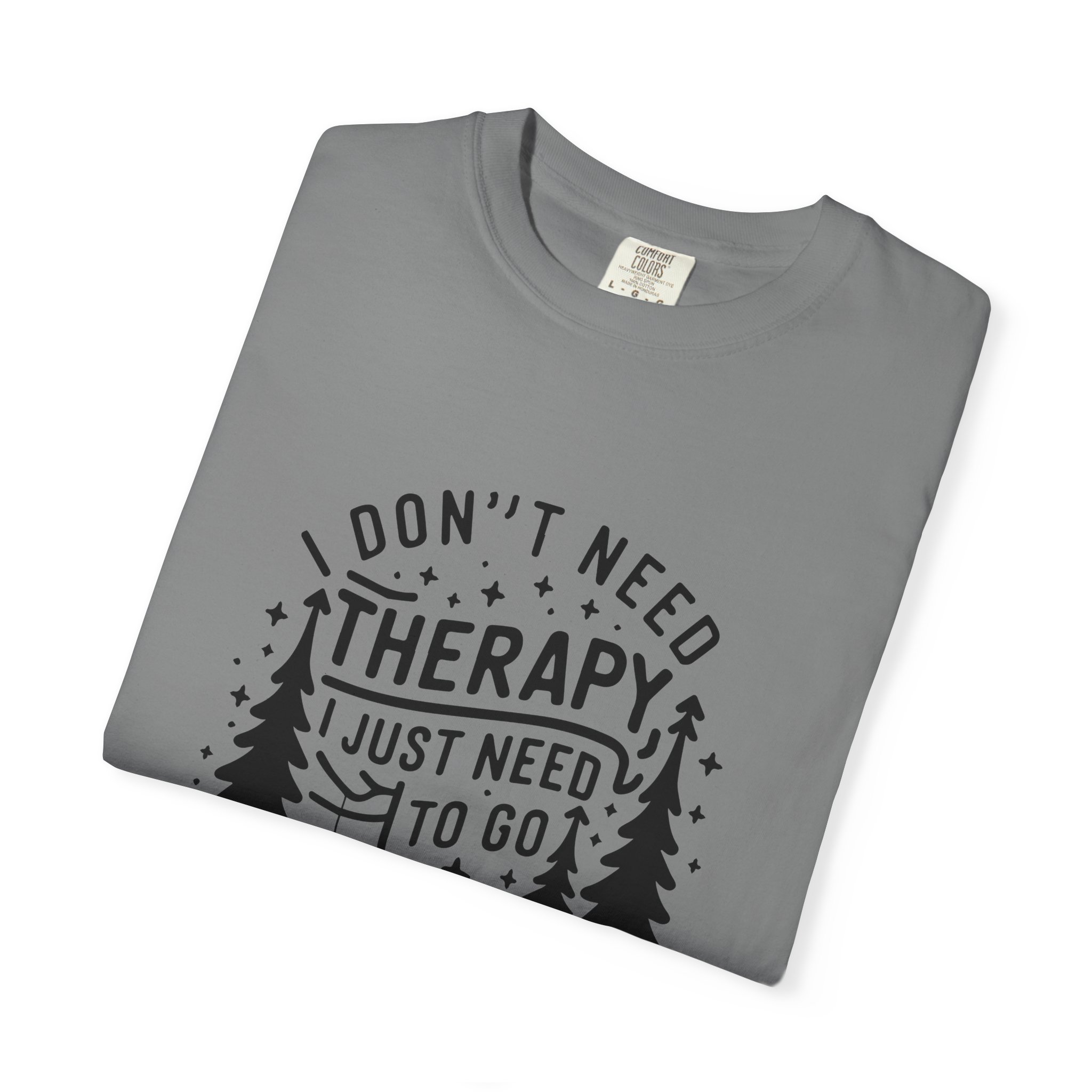 Camping Therapy Unisex T-shirt, Outdoor Adventure Tee, Funny Camping Gift, Nature Lover Apparel, Summer Travel Shirt. - Image 9