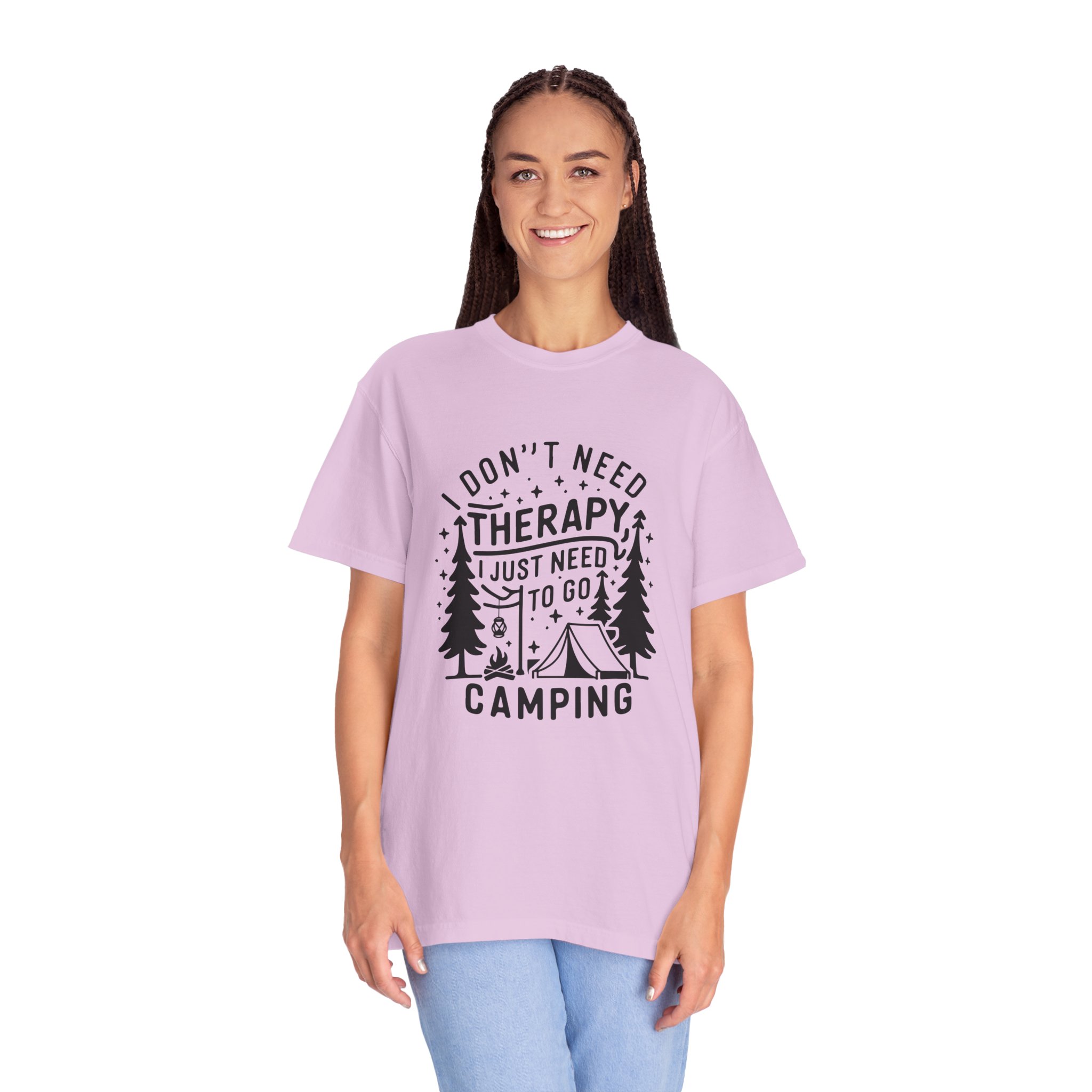 Camping Therapy Unisex T-shirt, Outdoor Adventure Tee, Funny Camping Gift, Nature Lover Apparel, Summer Travel Shirt. - Image 31