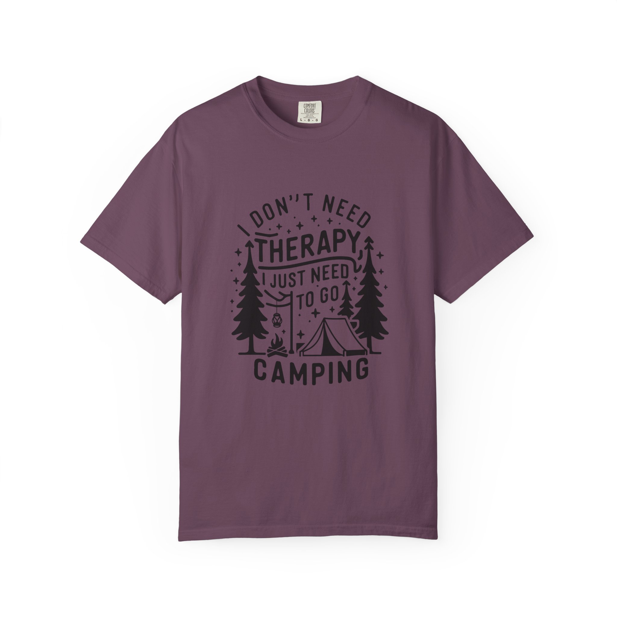 Camping Therapy Unisex T-shirt, Outdoor Adventure Tee, Funny Camping Gift, Nature Lover Apparel, Summer Travel Shirt. - Image 36
