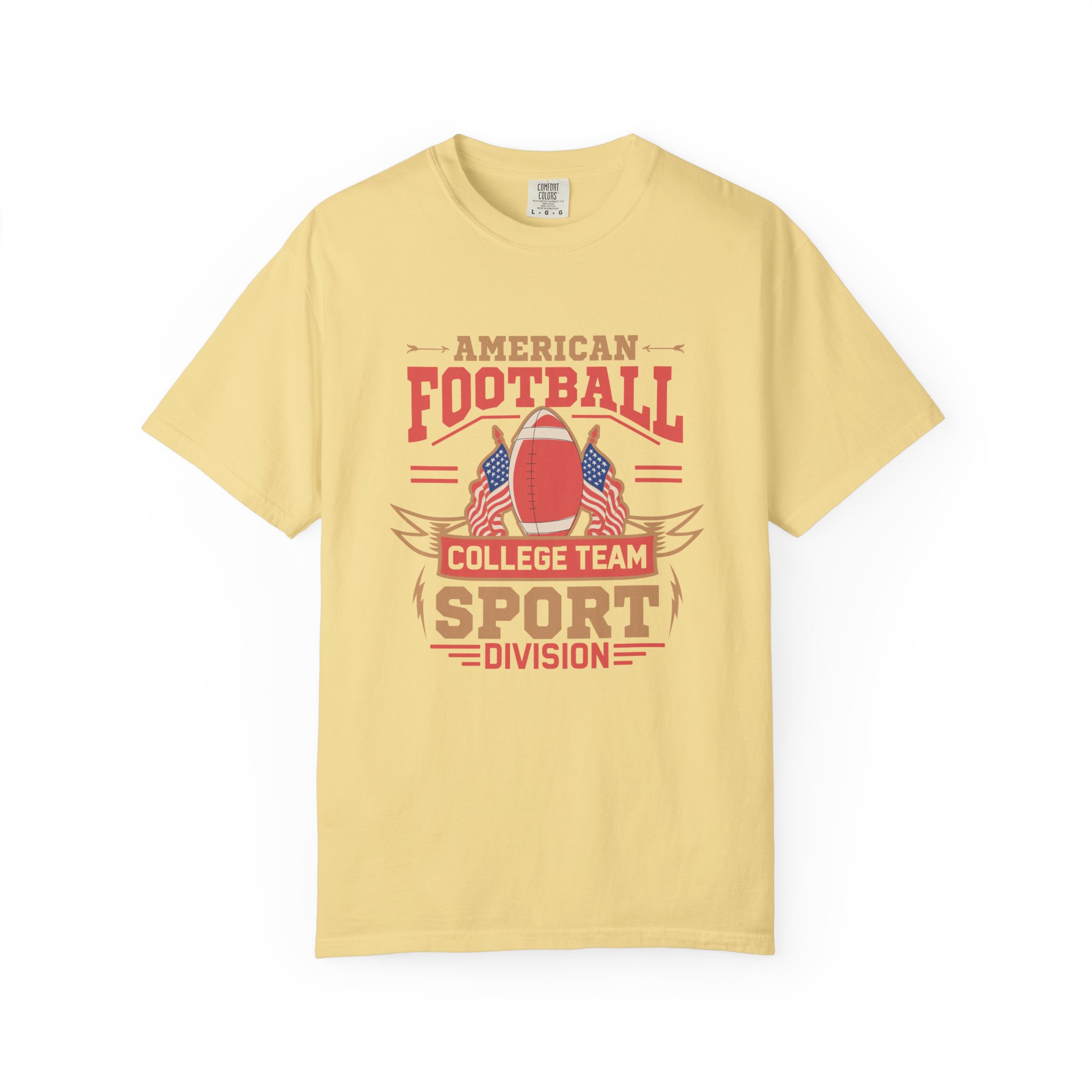 Vintage American Football Unisex T-Shirt, College Team Apparel, Sport Division Tee, Game Day Wear, Football Fan Gift. - Image 22