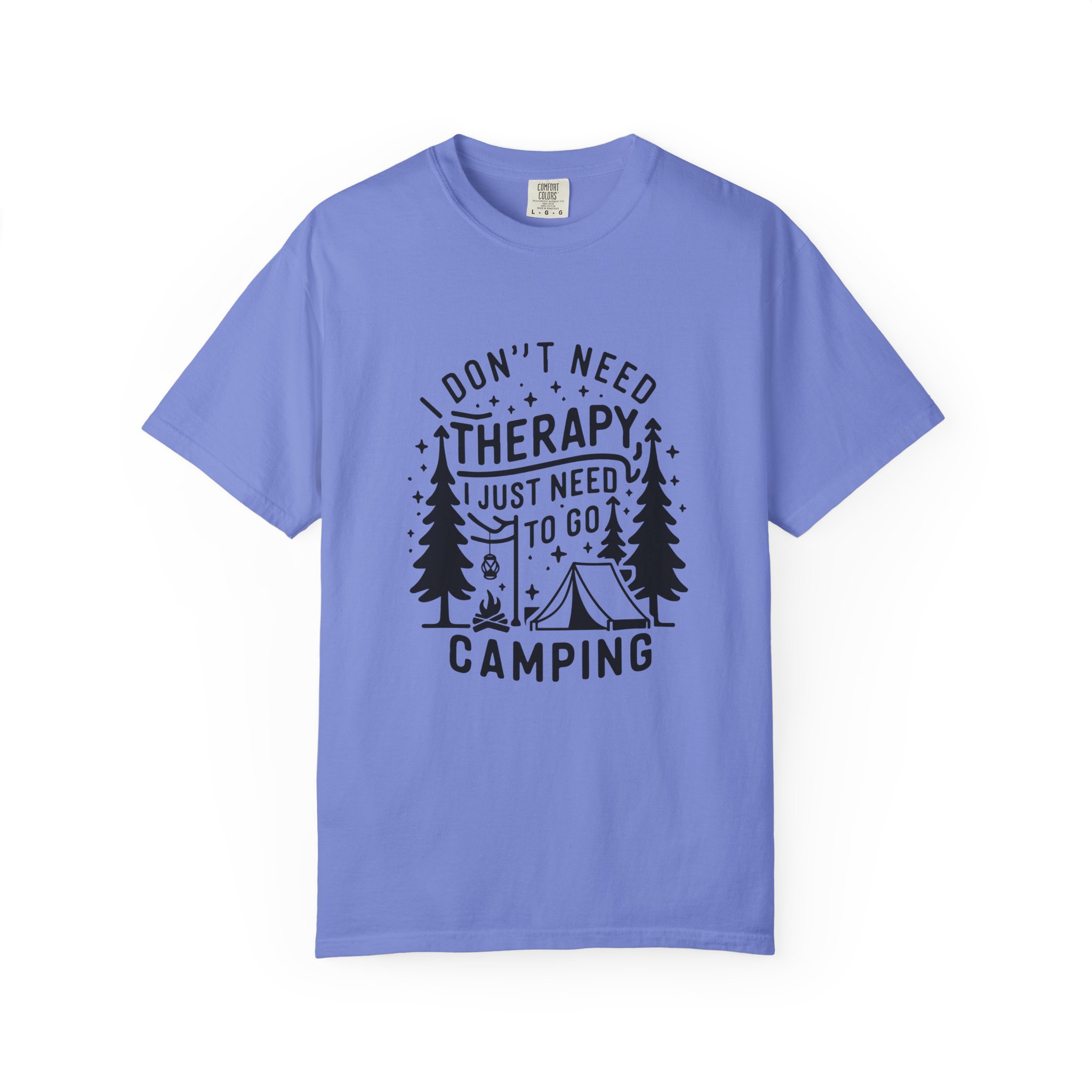 Camping Therapy Unisex T-shirt, Outdoor Adventure Tee, Funny Camping Gift, Nature Lover Apparel, Summer Travel Shirt. - Image 22