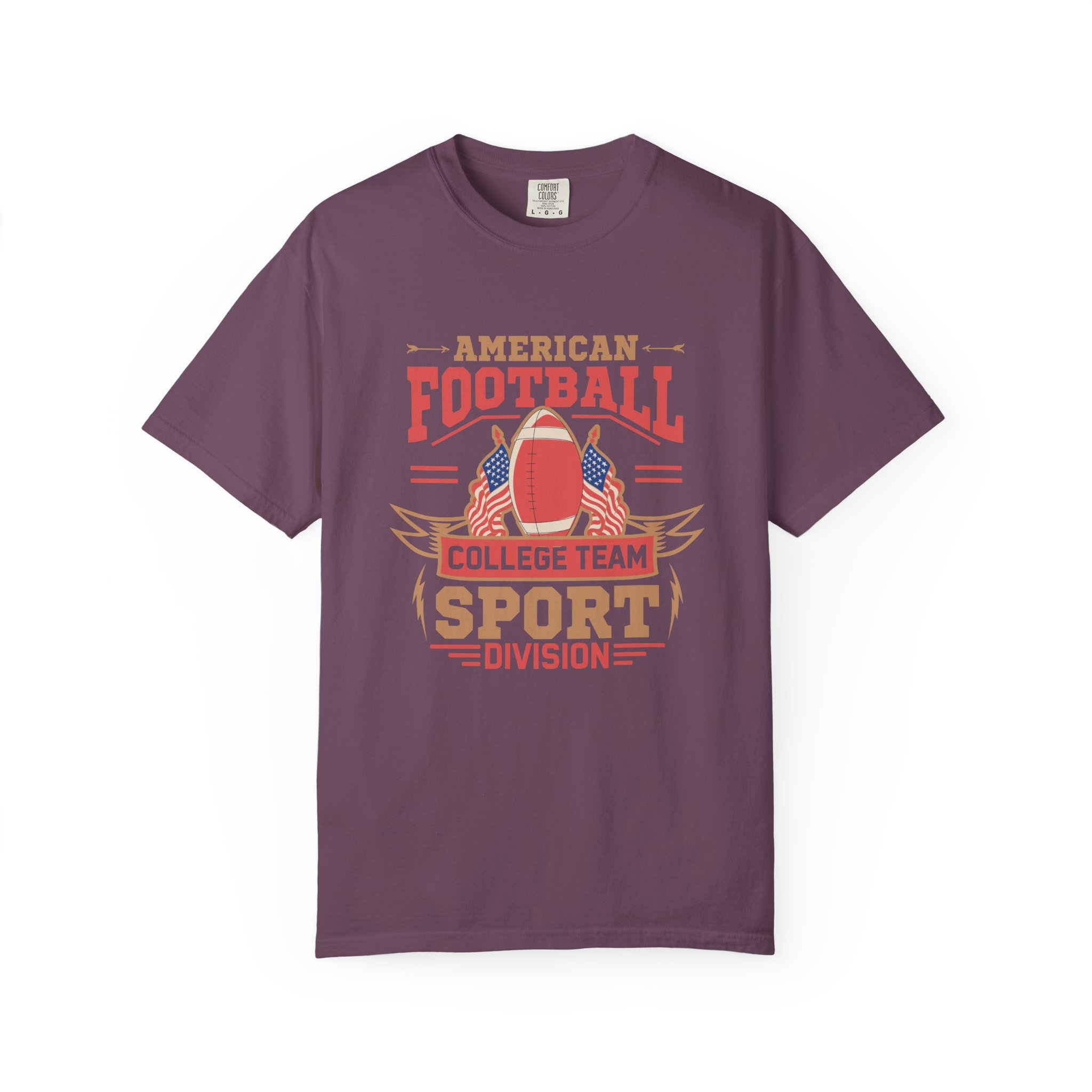 Vintage American Football Unisex T-Shirt, College Team Apparel, Sport Division Tee, Game Day Wear, Football Fan Gift. - Image 36
