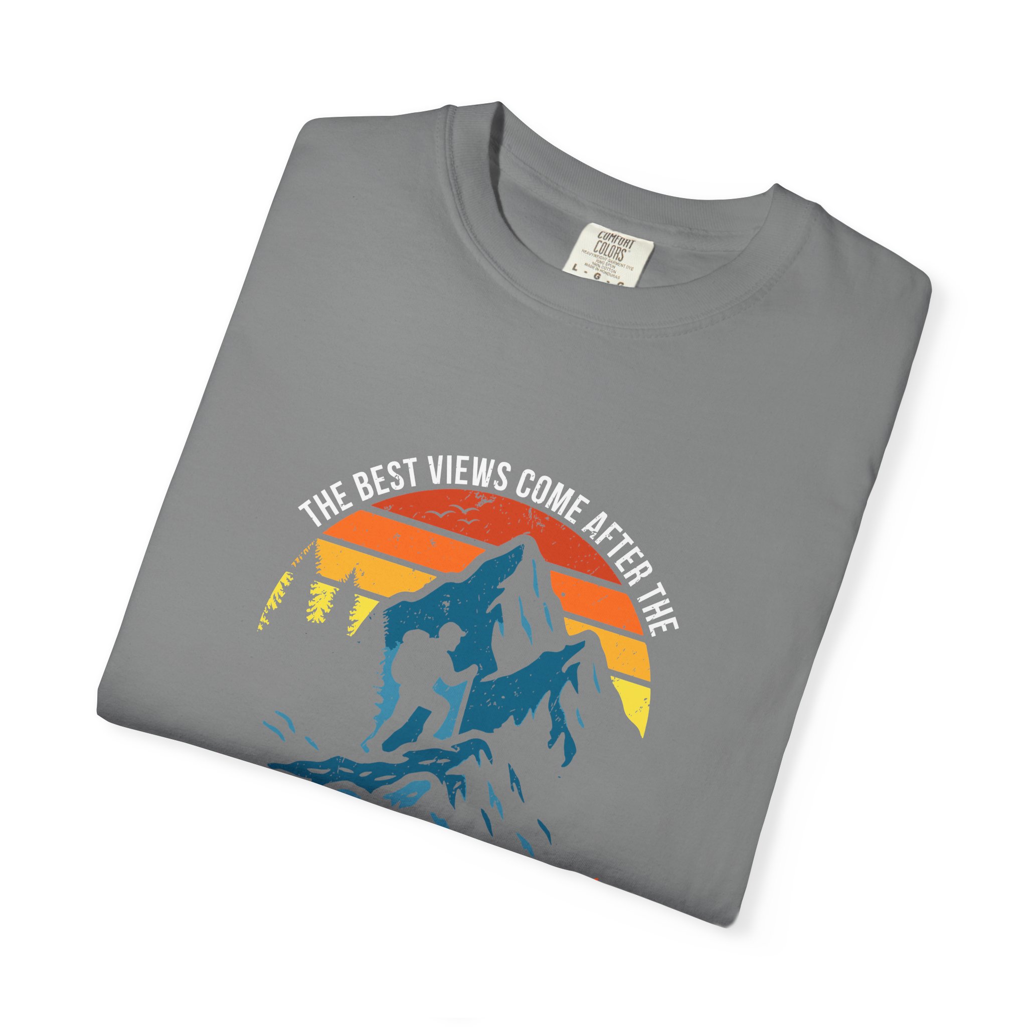 Adventure-Ready T-shirt, Hardest Climber Tee, Unisex Outdoor Shirt, Motivational Graphic Tee, Summer Hiking Top, Gift for Adventurers. - Image 9