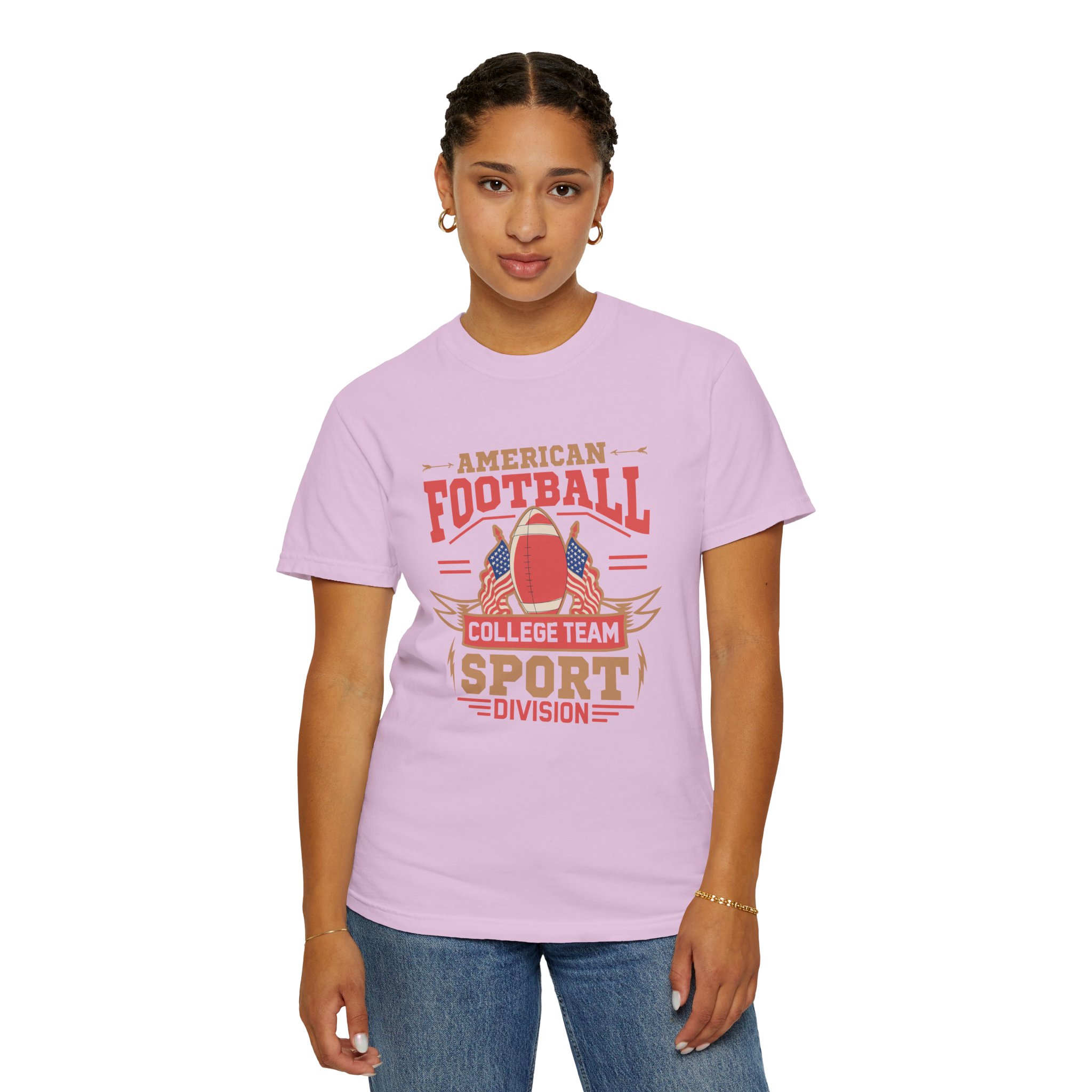 Vintage American Football Unisex T-Shirt, College Team Apparel, Sport Division Tee, Game Day Wear, Football Fan Gift. - Image 32