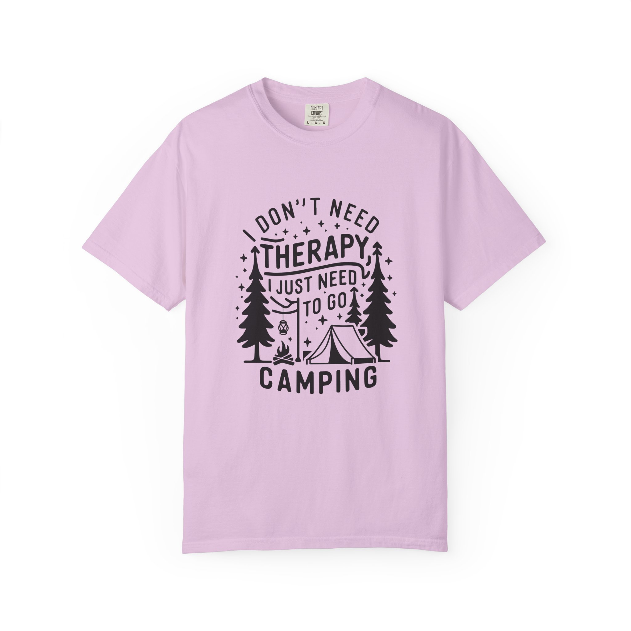 Camping Therapy Unisex T-shirt, Outdoor Adventure Tee, Funny Camping Gift, Nature Lover Apparel, Summer Travel Shirt. - Image 29
