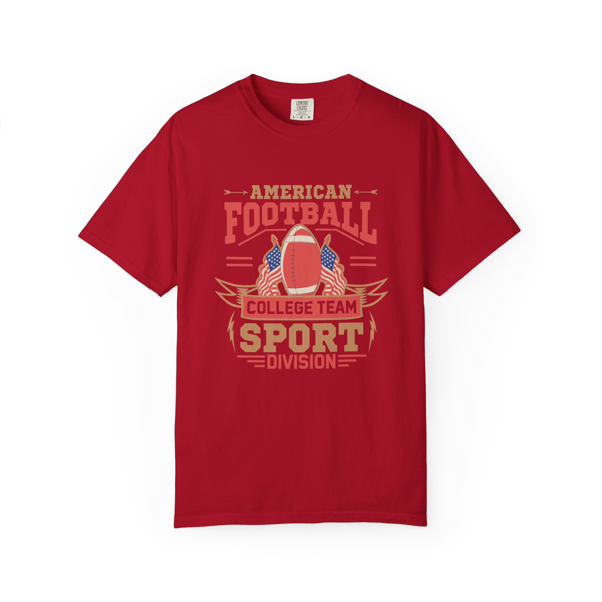 Vintage American Football Unisex T-Shirt, College Team Apparel, Sport Division Tee, Game Day Wear, Football Fan Gift. - Image 43