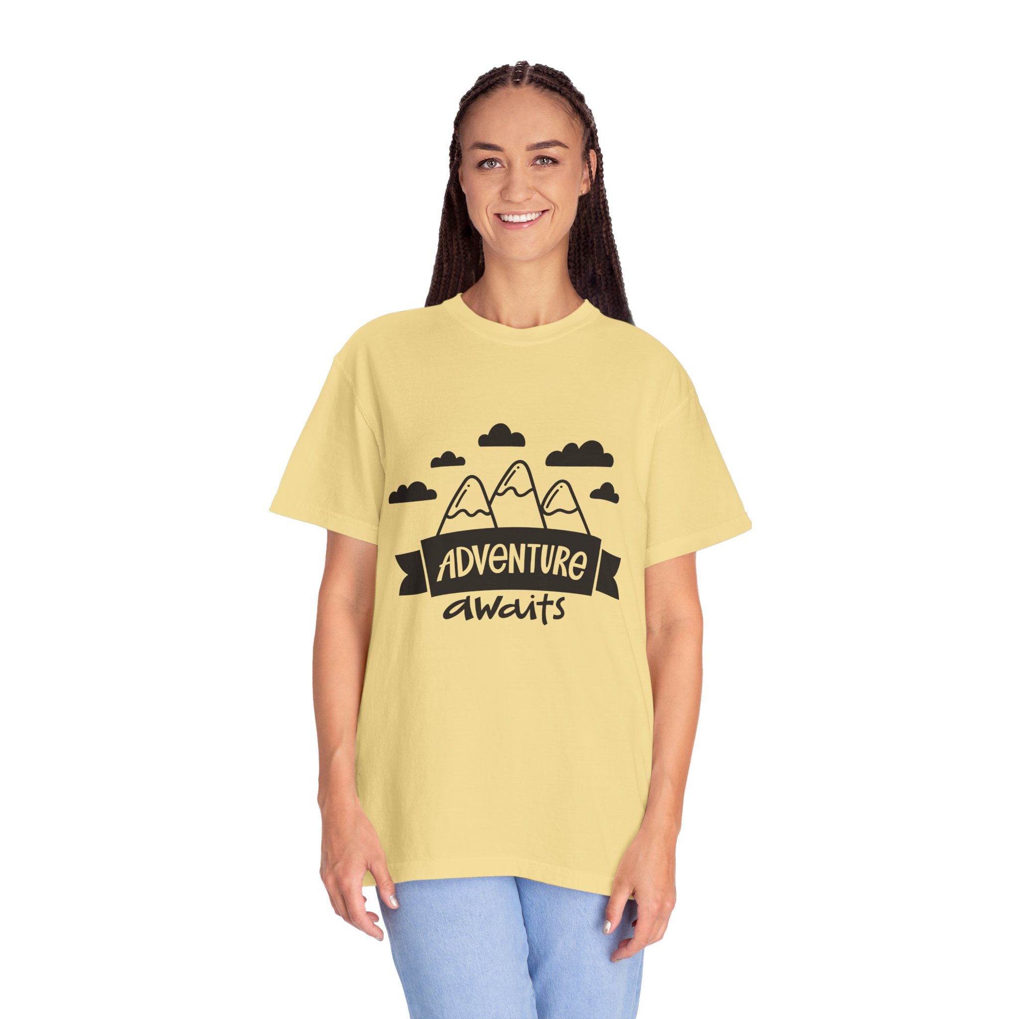 Adventure Awaits Unisex Garment-Dyed T-shirt | Nature Lover Tee, Outdoor Shirt, Travel Apparel, Gift for Explorers, Adventure Clothing. - Image 20