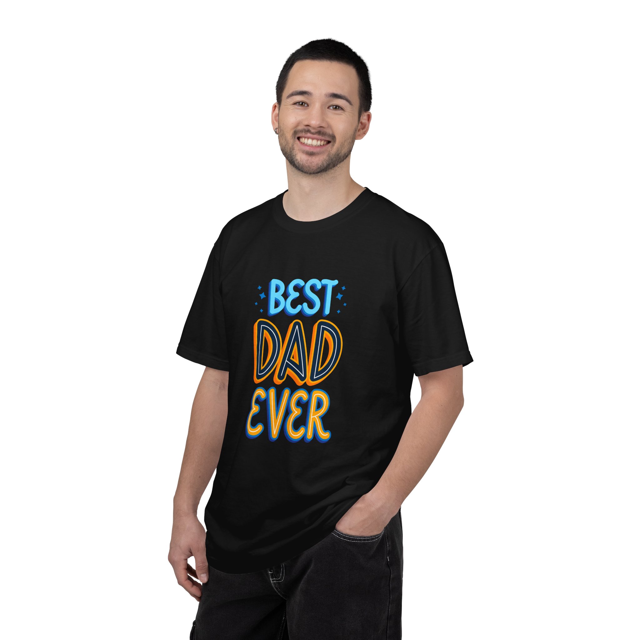 Best Dad Ever Garment-Dyed T-shirt | Perfect Gift for Father's Day, Birthdays, Dads, Casual Wear, Family Gatherings. - Image 11
