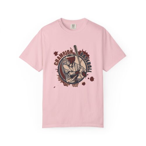 Championship Baseball T-Shirt for Sports Lovers, Unisex Garment-Dyed Tee for Athletes, Perfect Gift for Baseball Fans, Casual Wear. - Image 49