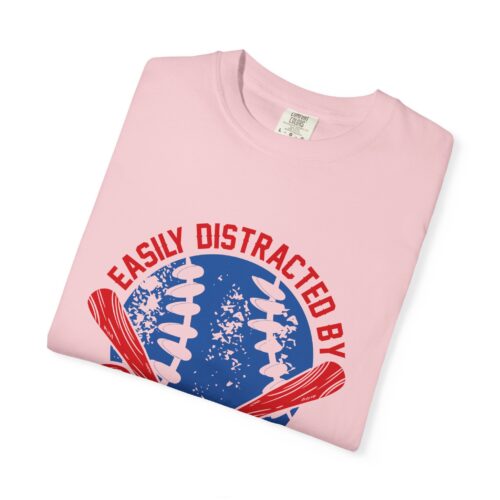 Unisex Baseball T-Shirt - Easily Distracted by Baseball, Sporty Tee, Gift for Baseball Lovers, Summer Wear, Casual Apparel. - Image 50