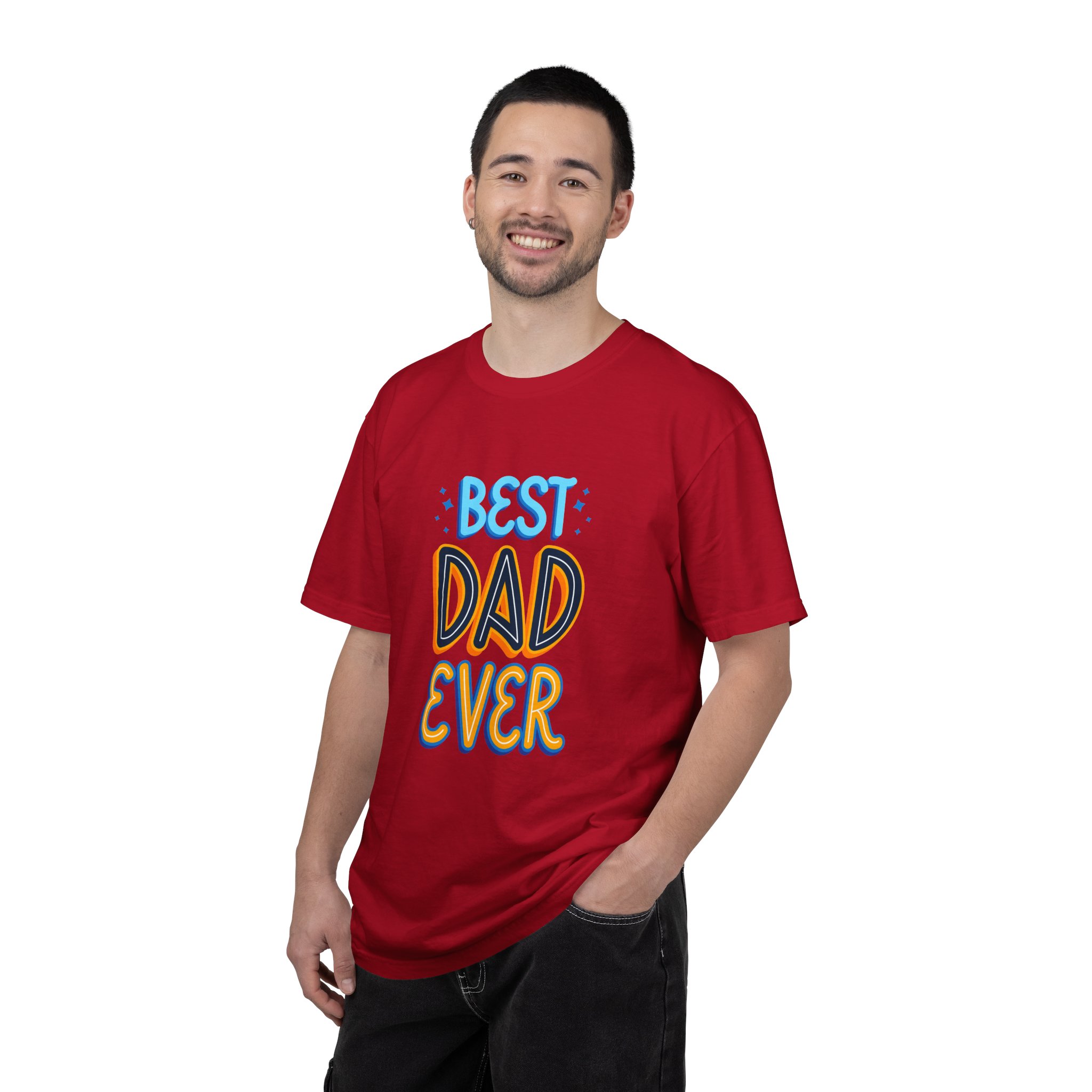 Best Dad Ever Garment-Dyed T-shirt | Perfect Gift for Father's Day, Birthdays, Dads, Casual Wear, Family Gatherings. - Image 43