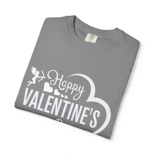 Unisex Garment-Dyed T-shirt for Valentine's Day, Cute Couple Shirt, Love-themed Tee, Perfect Gift, Holiday Apparel. - Image 10
