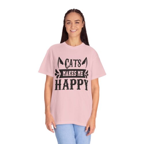 Cats Make Me Happy Unisex T-Shirt, Cat Lover Gift, Funny Tee, Animal Lovers Apparel, Gift for Her. - Image 44