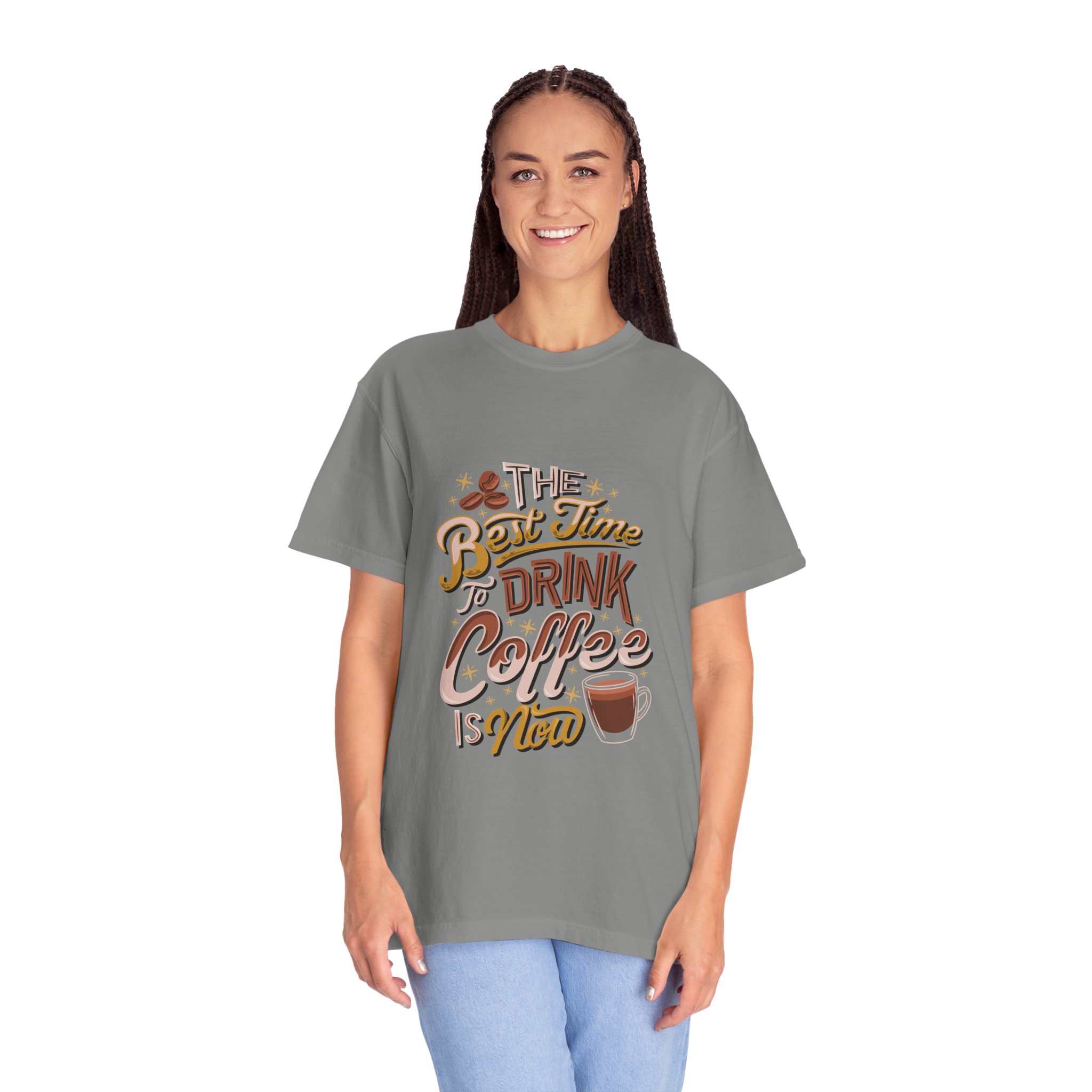 Coffee Lovers Unisex Garment-Dyed T-Shirt | Perfect Gift for Baristas, Coffee Enthusiasts, Casual Wear, Unique Coffee Shirt - Image 36