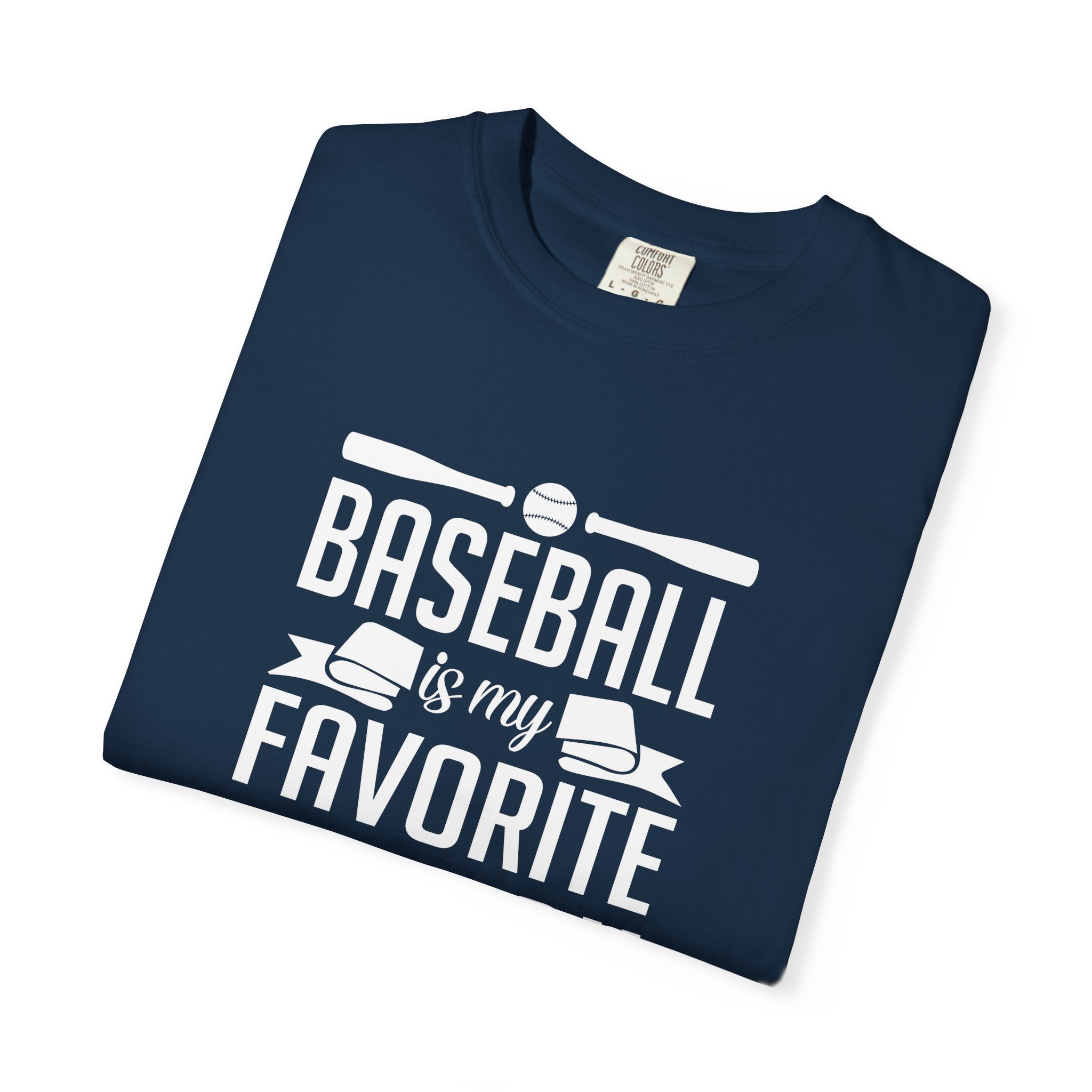 Baseball Favorite Season T-Shirt, Unisex Garment-Dyed Tee, Sporty Apparel, Gift for Baseball Lovers, Summer Wear, Casual Style. - Image 42