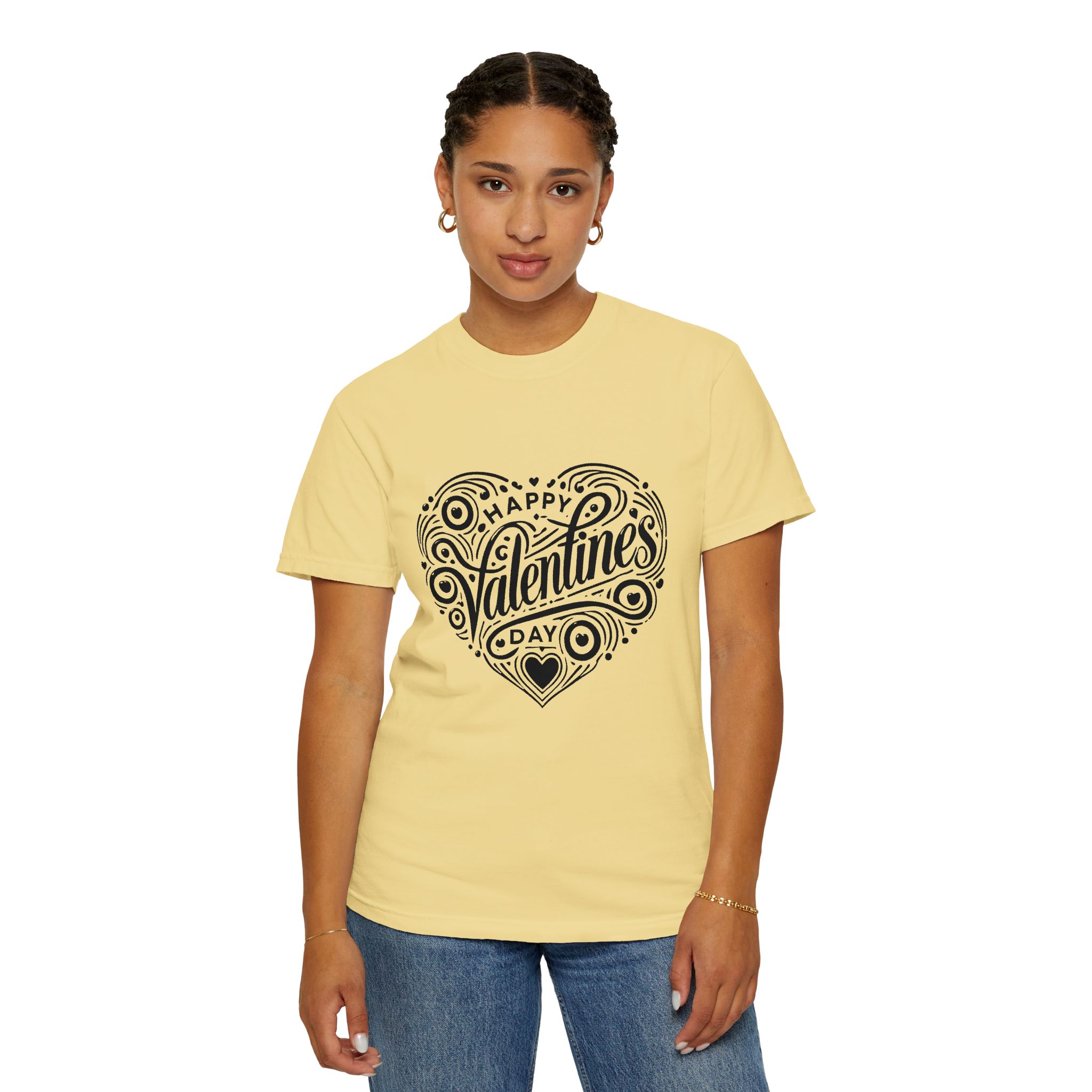 Valentine's Day Heart T-Shirt, Unisex Gift for Couples, Cute Love Tee, Casual Wear, Romantic Apparel. - Image 5