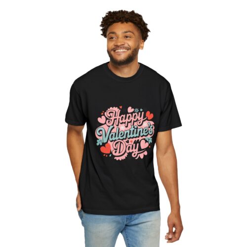 Happy Valentine's Day T-Shirt, Unisex Casual Tee, Love Shirt, Gift for Her/Him, Heart Graphic Tee, - Image 7