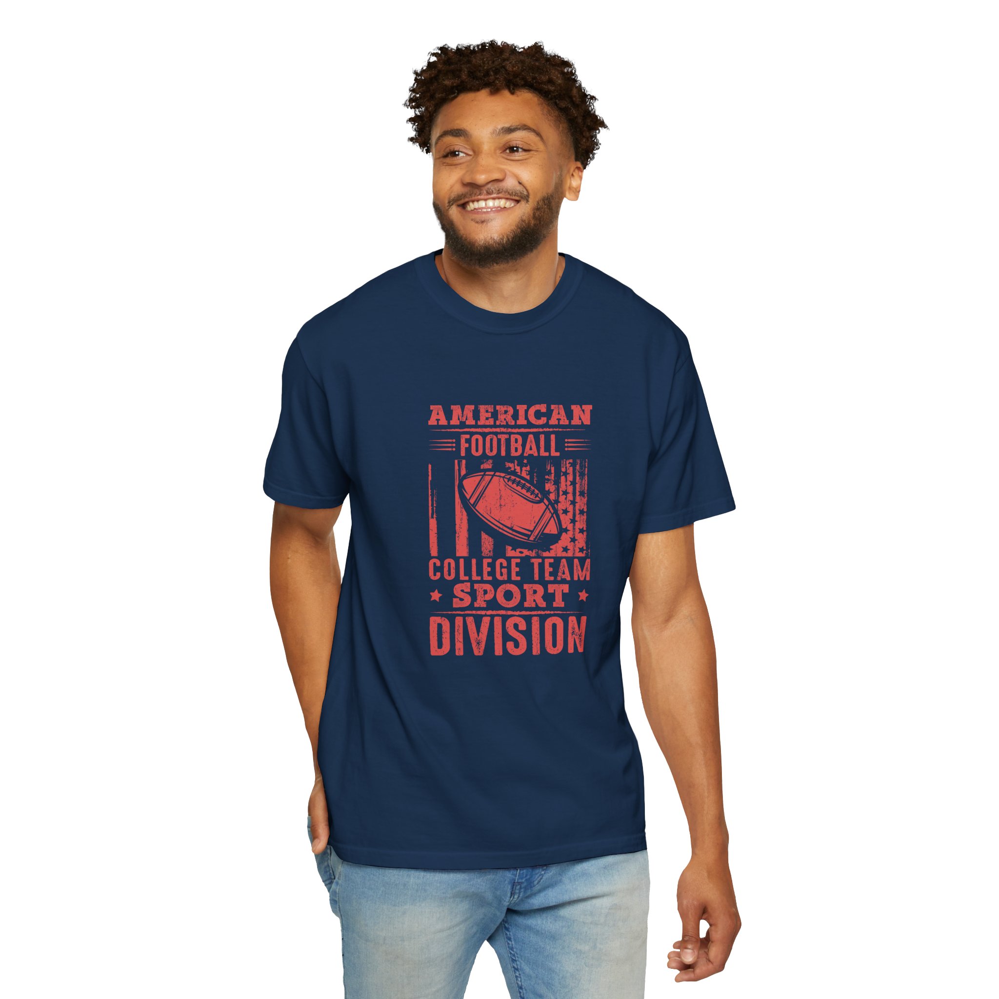 American Football College Team Unisex T-Shirt, Sporty Tee, Casual Wear, Game Day Outfit, Gift for Sports Lovers. - Image 55