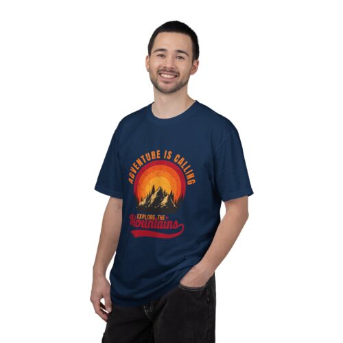 Adventure Awaits Unisex T-Shirt, Outdoor Apparel, Nature Lover Gift, Hiking Tee, Travel Shirt, Adventure Is Calling. - Image 43