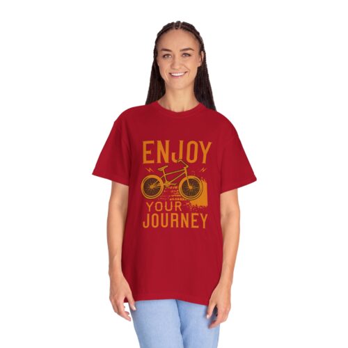 Adventure-Inspired Unisex T-Shirt, Enjoy Your Journey Tee, Cycling Gift, Travel Tee, Summer Casual Wear, Bike Lover Shirt. - Image 28