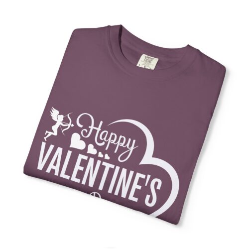 Unisex Garment-Dyed T-shirt for Valentine's Day, Cute Couple Shirt, Love-themed Tee, Perfect Gift, Holiday Apparel. - Image 26