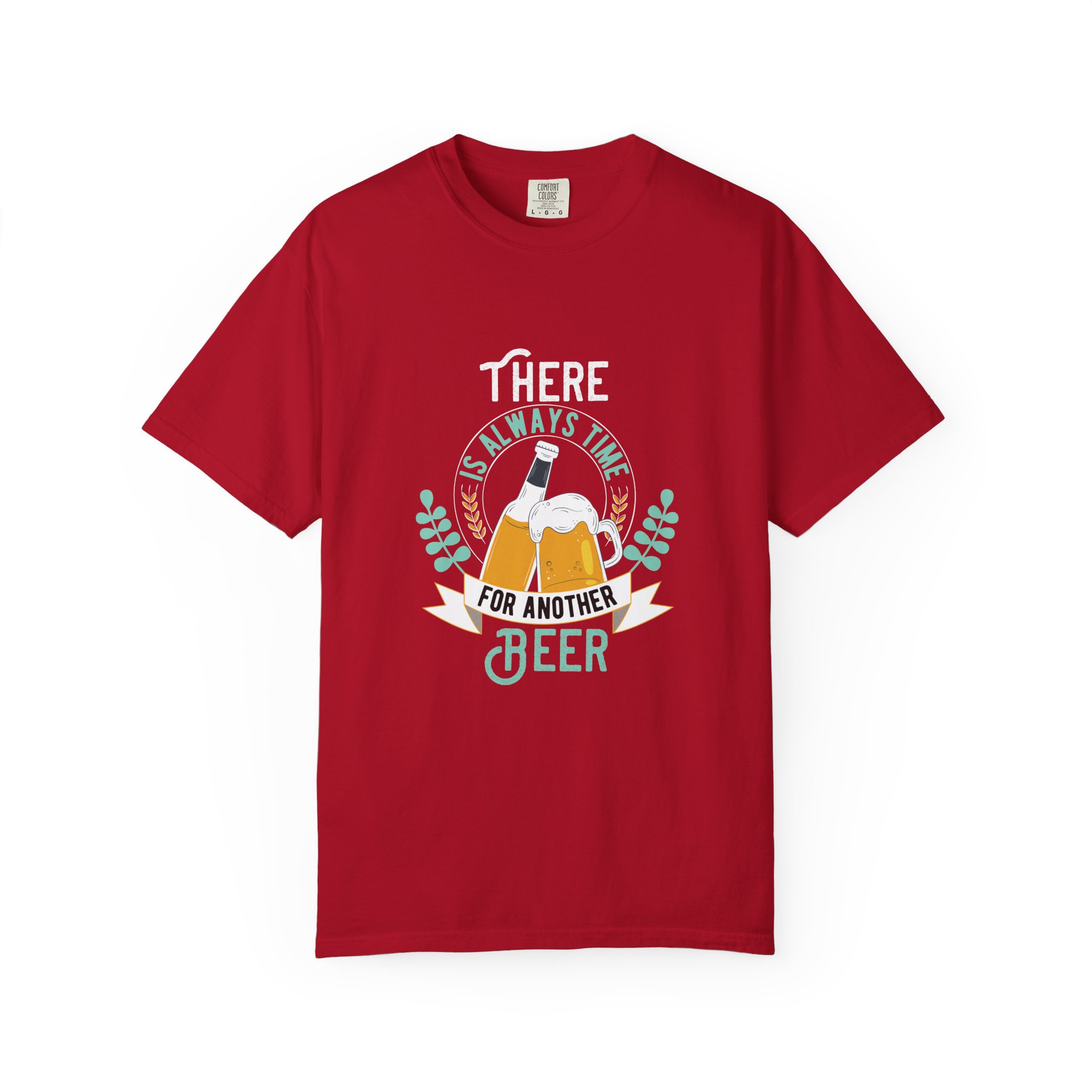 Beer Lover's Garment-Dyed T-Shirt | Fun Gift for Brewers, Birthdays, Gatherings, Summer Parties, Casual Wear. - Image 17