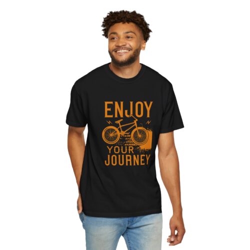 Adventure-Inspired Unisex T-Shirt, Enjoy Your Journey Tee, Cycling Gift, Travel Tee, Summer Casual Wear, Bike Lover Shirt. - Image 15