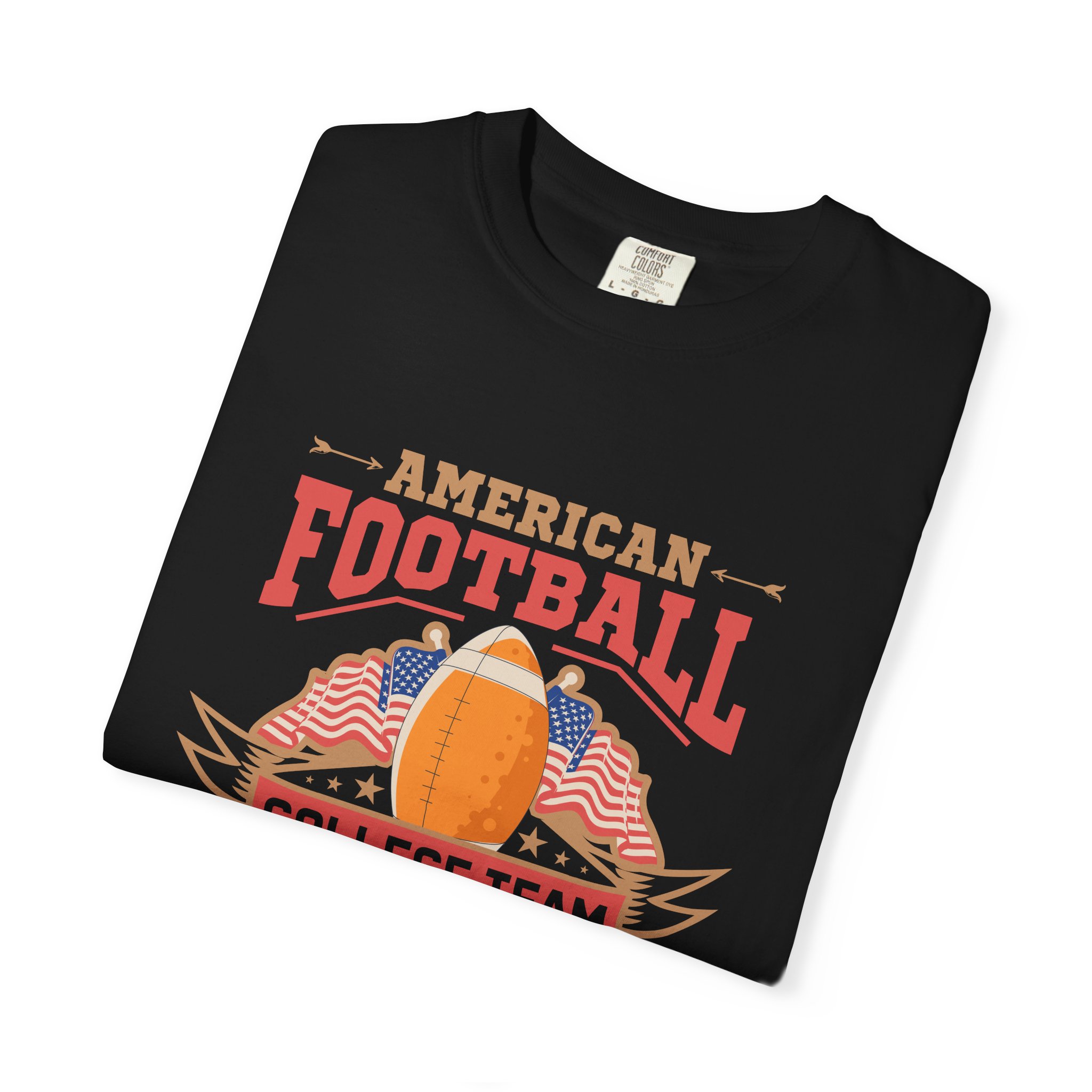 American Football College Team Unisex T-Shirt, Casual Sportswear, Game Day Shirt, Athletic Tee, Fan Apparel, Gift for Sports Lovers. - Image 10