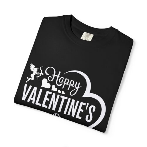 Unisex Garment-Dyed T-shirt for Valentine's Day, Cute Couple Shirt, Love-themed Tee, Perfect Gift, Holiday Apparel. - Image 18