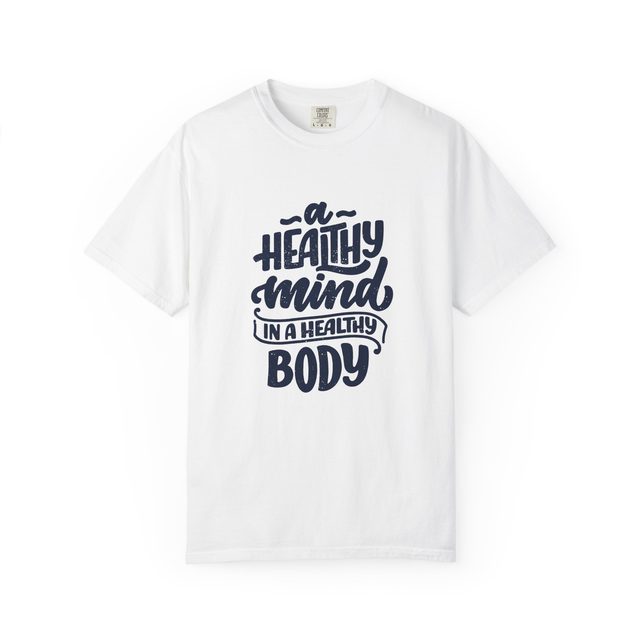Unisex Motivational T-Shirt - "A Healthy Mind in a Healthy Body" - Fitness Apparel, Gift for Wellness Enthusiasts - Image 9
