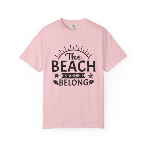 Beach Lover's Unisex T-Shirt, Summer Vibes Shirt, Casual Beachwear, Vacation Tee, Gift for Beach Enthusiasts, Coastal Celebration Apparel. - Image 1