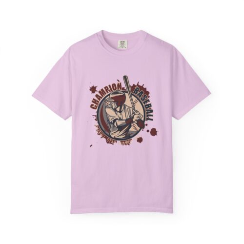 Championship Baseball T-Shirt for Sports Lovers, Unisex Garment-Dyed Tee for Athletes, Perfect Gift for Baseball Fans, Casual Wear. - Image 33
