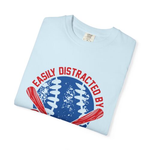 Unisex Baseball T-Shirt - Easily Distracted by Baseball, Sporty Tee, Gift for Baseball Lovers, Summer Wear, Casual Apparel. - Image 42