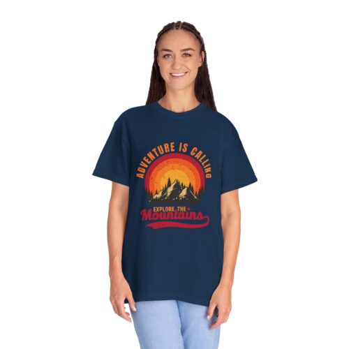 Adventure Awaits Unisex T-Shirt, Outdoor Apparel, Nature Lover Gift, Hiking Tee, Travel Shirt, Adventure Is Calling. - Image 44