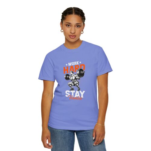 Work Hard Stay Humble T-Shirt | Fitness Lifestyle Tee, Casual Wear, Gift for Gym Lovers, Motivational Tee, Unisex Apparel. - Image 18