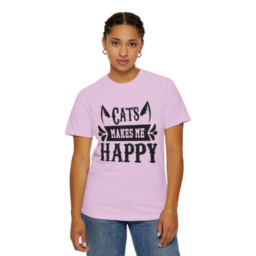 Cats Make Me Happy Unisex T-Shirt, Cat Lover Gift, Funny Tee, Animal Lovers Apparel, Gift for Her. - Image 21
