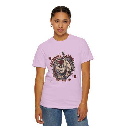 Championship Baseball T-Shirt for Sports Lovers, Unisex Garment-Dyed Tee for Athletes, Perfect Gift for Baseball Fans, Casual Wear. - Image 37