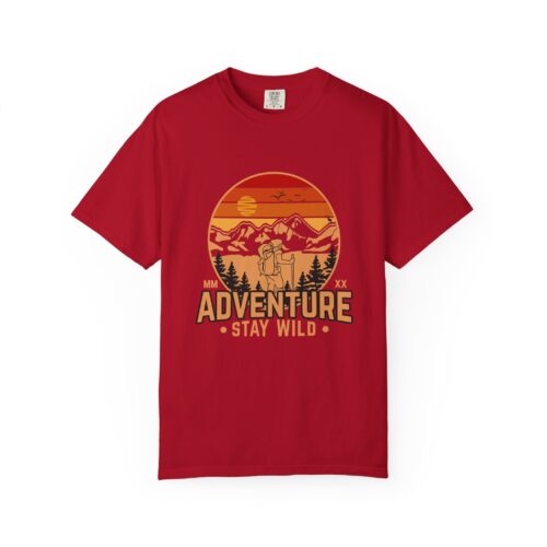 Adventure Graphic T-Shirt | Stay Wild Tee for Nature Lovers | Unisex Casual Wear, Camping Gift, Outdoor Enthusiast Apparel. - Image 9