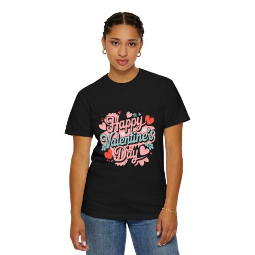 Happy Valentine's Day T-Shirt, Unisex Casual Tee, Love Shirt, Gift for Her/Him, Heart Graphic Tee, - Image 5