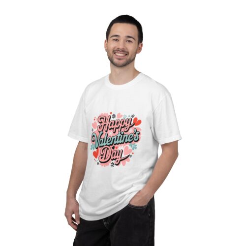 Happy Valentine's Day T-Shirt, Unisex Casual Tee, Love Shirt, Gift for Her/Him, Heart Graphic Tee, - Image 11