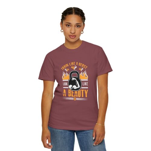 Beast & Beauty Gym T-shirt, Motivational Workout Shirt, Fitness Apparel, Gift for Gym Lovers, Unisex Tee. - Image 45