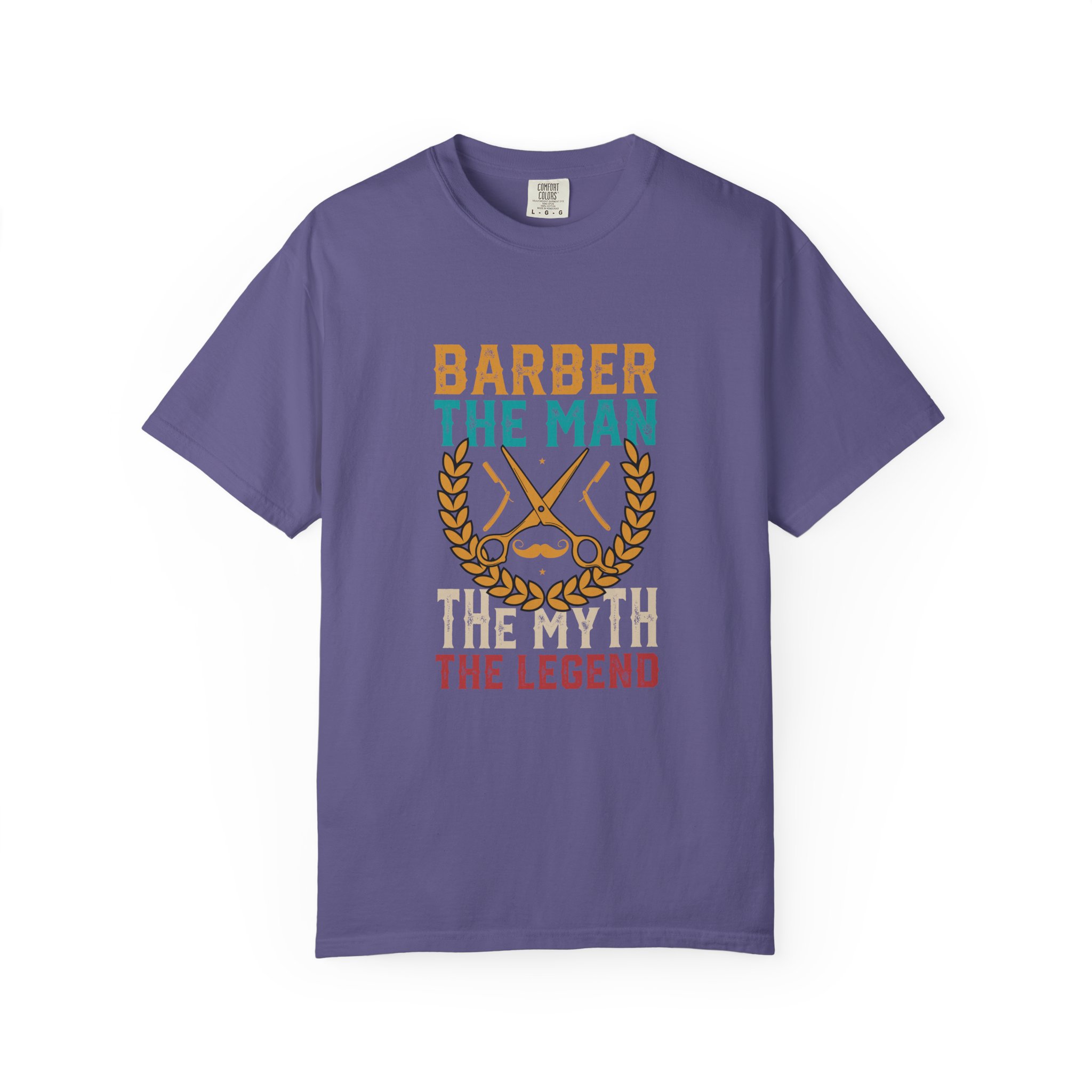 Barber Legend T-Shirt: Unisex Garment-Dyed Tee for Barbers, Father's Day Gift, Casual Wear, Barber Shop Apparel, Unique Gift Idea. - Image 49