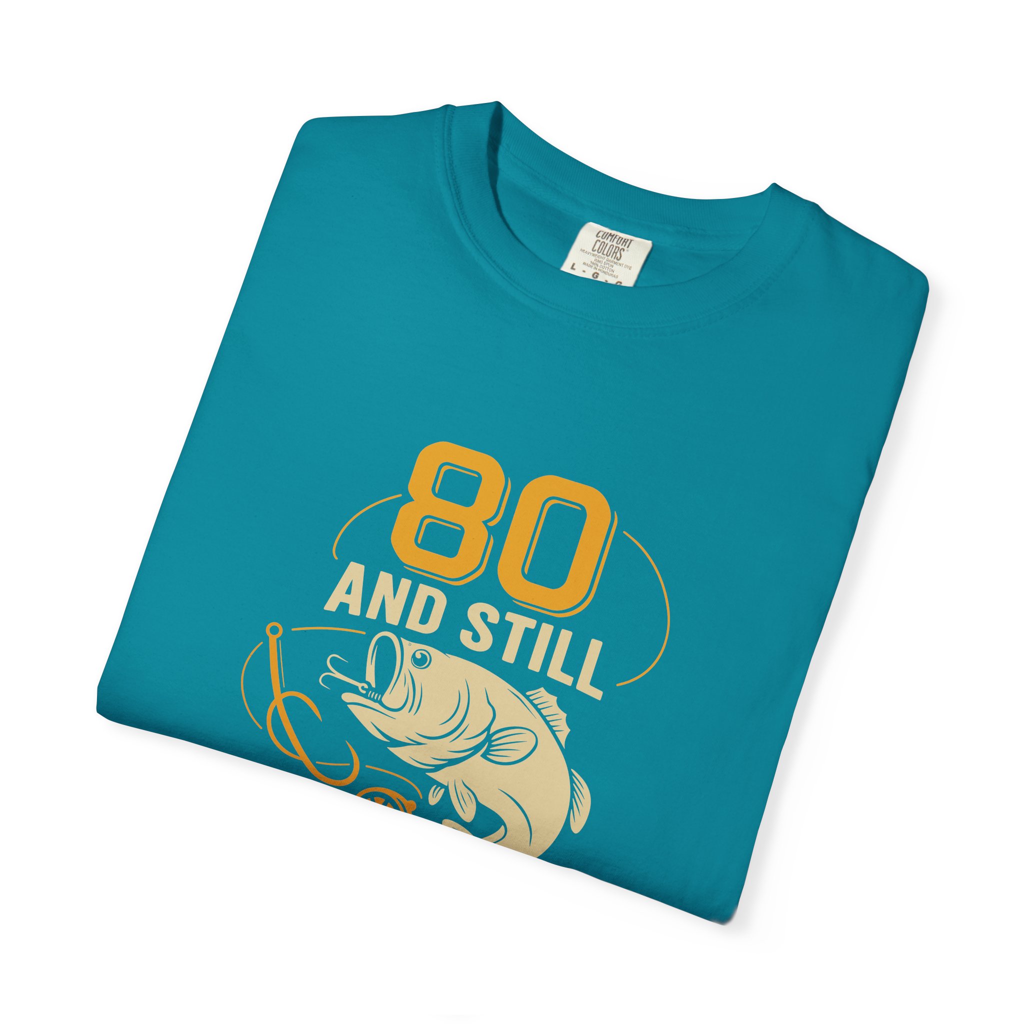 Funny Fishing T-Shirt, 80 and Still Keeping It Reel, Perfect for Birthdays, Father's Day Gifts, Fishing Lovers, Casual Wear. - Image 34