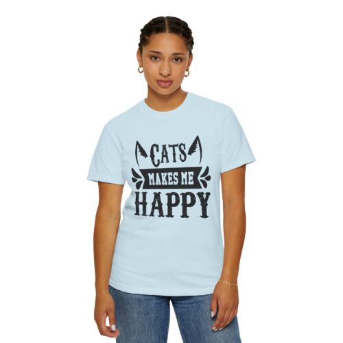 Cats Make Me Happy Unisex T-Shirt, Cat Lover Gift, Funny Tee, Animal Lovers Apparel, Gift for Her. - Image 37
