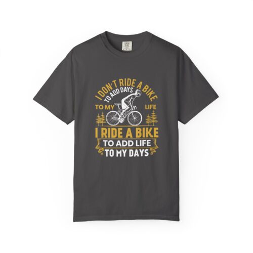 Adventure Awaits Garment-Dyed T-Shirt | Bike Lovers Gift, Outdoor Enthusiast Tee, Cycling Apparel, Unisex Casual Wear. - Image 41