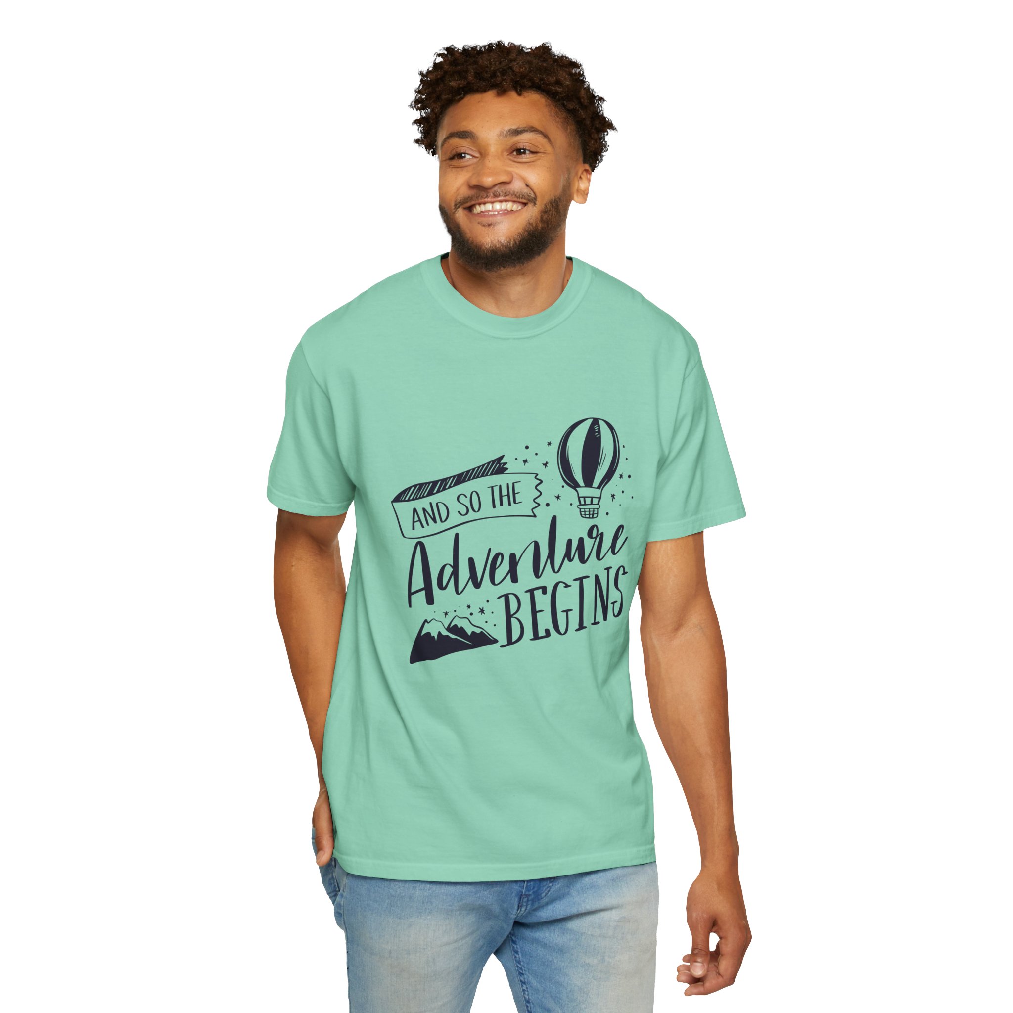 Adventure Begins Unisex T-Shirt, Travel Tee, Gift for Wanderlust, Adventure Apparel, Casual Wear, Explorer Top. - Image 31