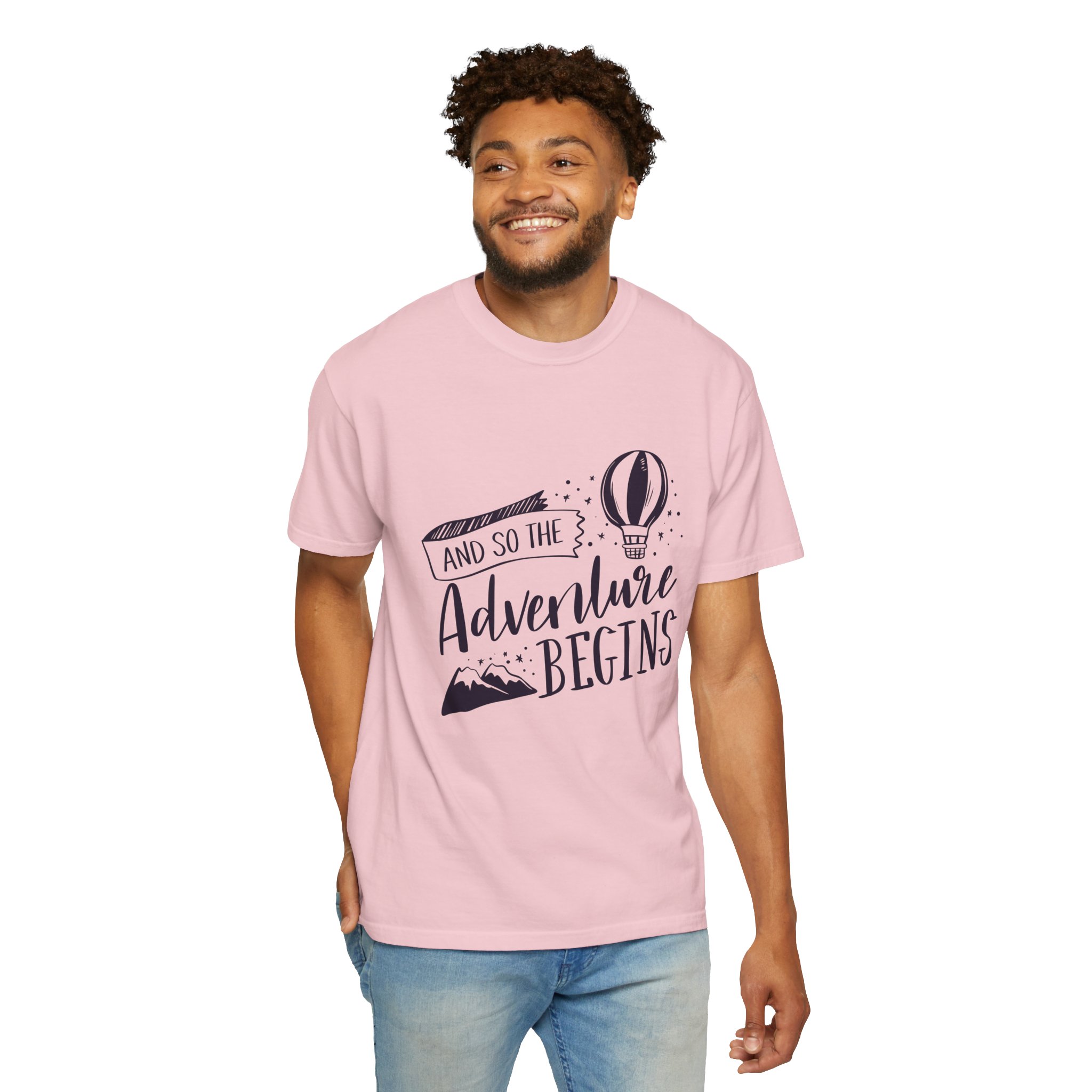 Adventure Begins Unisex T-Shirt, Travel Tee, Gift for Wanderlust, Adventure Apparel, Casual Wear, Explorer Top. - Image 47